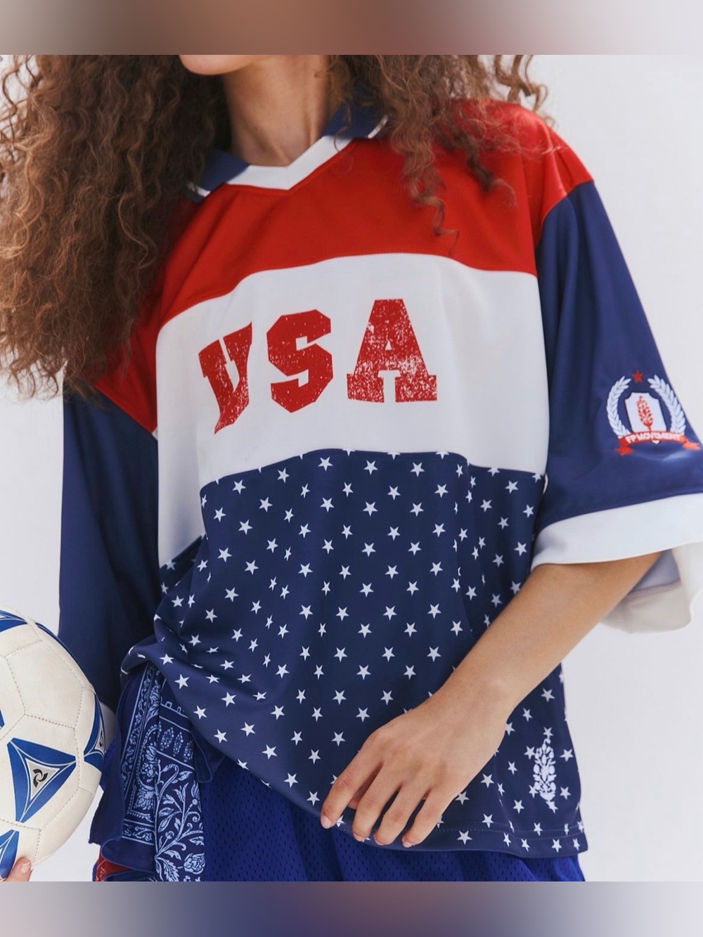Free People Movement x The Wild Collective Match Day USA Jersey 🇺🇸